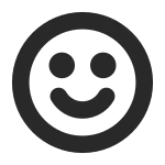 Slightly Smiling Face SVG Icon